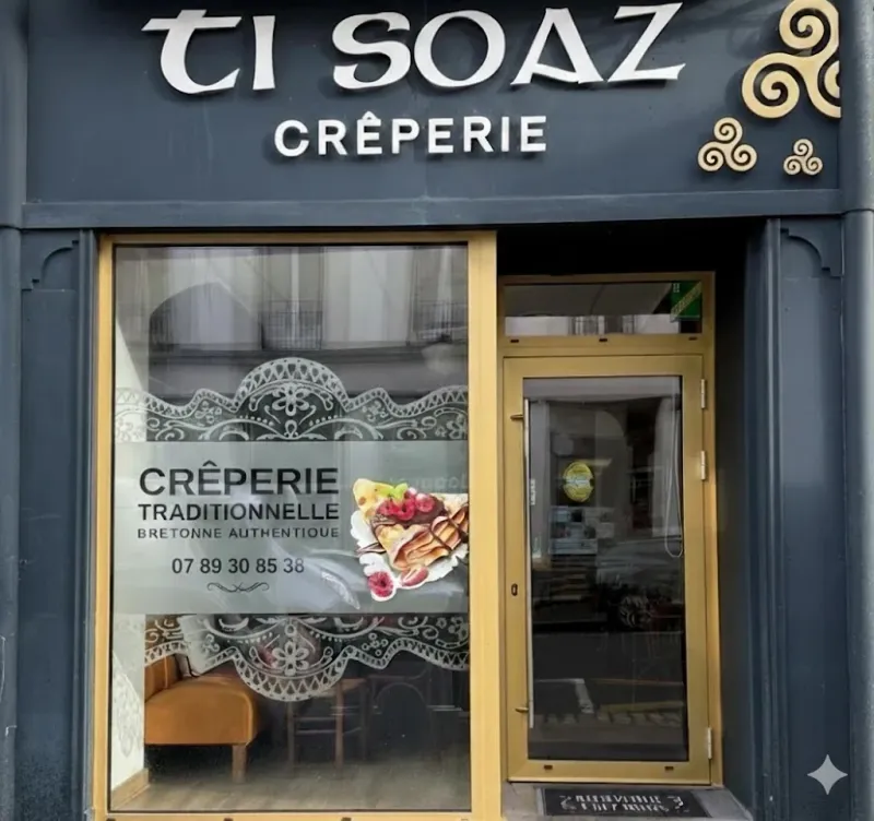 Intérieur de la crêperie Ti Soaz